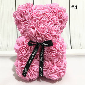 Best Verkopende Romantische Rose Teddybeer Met Doos En Led Verlichting Voor Meisjes Als Valentijnskaarten Dag Gift - Product Image 3