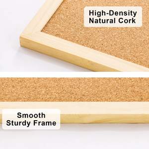 <span class=keywords><strong>Bacheca</strong></span> in <span class=keywords><strong>legno</strong></span> con cornice a parete con Corkboard a singolo lato per pareti - Product Image 4
