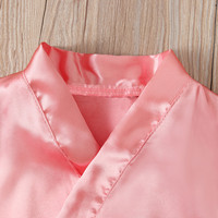 Robes de chambre en satin pour enfants, robes de demoiselle d'honneur, robes de nuit pour anniversaire, pyjamas, robes de fête de mariage, robes de demoiselle d'honneur princesse