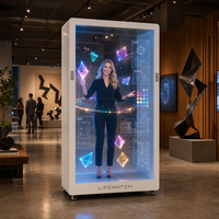 Vitrine d'affichage LCD transparente 3D de 86 pouces, boîte holographique, écran d'affichage numérique pour l'exposition en vente au détail