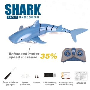 <span class=keywords><strong>Bateau</strong></span> <span class=keywords><strong>télécommandé</strong></span> KK 2,4 GHz 4 canaux, étanche, Racing Shark, échelle 1:16, prêt à l'emploi, portée 30-50 m, <span class=keywords><strong>pour</strong></span> <span class=keywords><strong>piscine</strong></span> et sous l'eau - Product Image 2