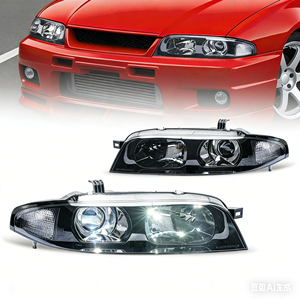 โบราณไฟหน้ารถสำหรับนิสสันสกายไลน์ R33 GTR <span class=keywords><strong>GT</strong></span>-R BCNR33ไฟหน้า LED 1995-1998อะไหล่อัพเกรด (ไม่ใช่สำหรับ GTS gtst) - Product Image 1