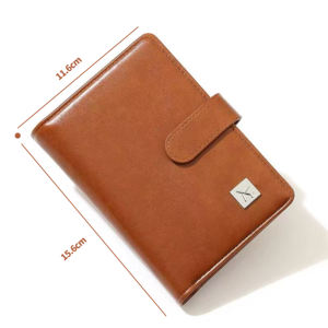 Tarjetero de Cuero de Alta Calidad, Billetera Bifold de Negocios, Tarjetero de Cuero Multitarjeta, Álbum para Tarjetas - Product Image 5