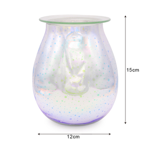 Quemador de Aromas Eléctrico de Cerámica y Vidrio 3D y Calentador de Velas, Hecho a Mano, Ecológico, Decoración para el Hogar, Aromaterapia, Luz Nocturna - Product Image 4