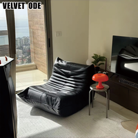 Canapé individuel en cuir Togo, design Caterpillar, compression sous vide, restauration 1:1, pour salon de luxe