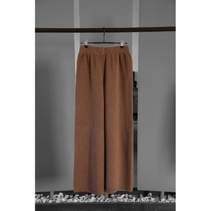 <span class=keywords><strong>Ensemble</strong></span> pull à col roulé fendu 2025 pour femmes, <span class=keywords><strong>ensemble</strong></span> décontracté ample en <span class=keywords><strong>laine</strong></span> et cachemire mélangés, <span class=keywords><strong>pantalon</strong></span> en tricot décontracté, <span class=keywords><strong>ensemble</strong></span> deux pièces - Product Image 6