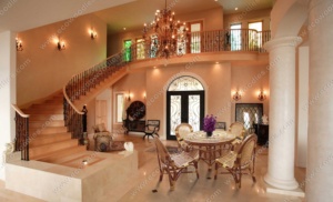 Ensemble table et chaise de salle à manger ronde 4 places en bambou pour les restaurants à domicile - Product Image 3