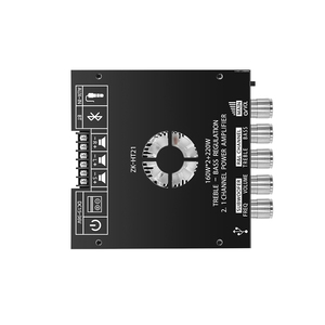 Carte amplificateur BT <span class=keywords><strong>2.1</strong></span> canaux haute performance IBN avec ventilateur de refroidissement silencieux pour des améliorations puissantes de l'audio domestique et des enceintes de basses - Product Image 2