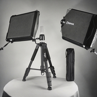 Mini trépied professionnel léger en alliage d'aluminium noir avec rotule, verrouillage à bascule, pince pour téléphone pliable, télécommande, appareil photo reflex numérique vidéo