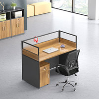 Station de travail insonorisée Ekintop, économique, pour le personnel, bureaux individuels, postes de travail de bureau avec chaise confortable
