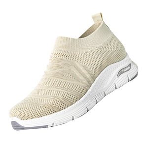 Sepatu Lari Rajut Wanita Desain Baru Olahraga Murah Bernapas Kasual Gaya Berjalan - Product Image 6