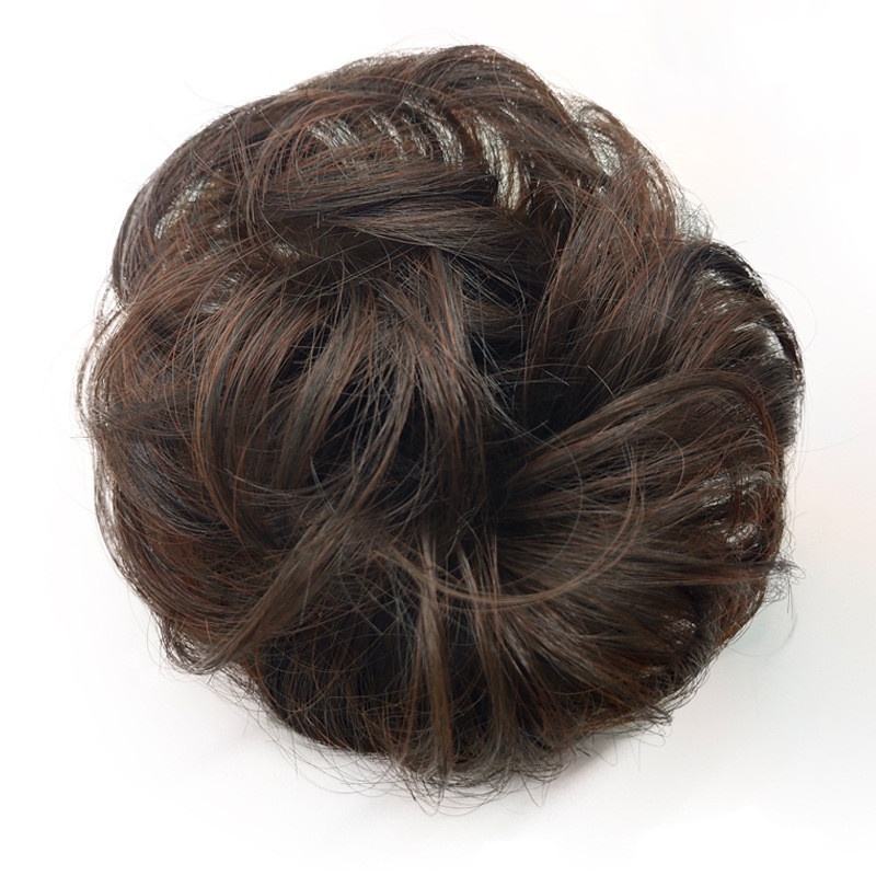 ผมมนุษย์สีน้ำตาลเข้ม