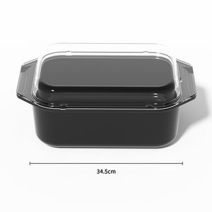 Sartén de metal duradera con acabado antiadherente, estufa de inducción apta para lavavajillas, asador Jumbo sin goteo aplicable - Product Image 5