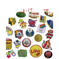 Broche personnalisée moderne en métal émaillé pour entreprise, broche de revers promotionnelle tendance