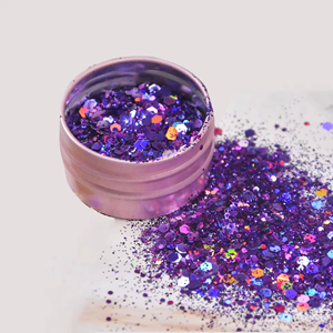 2025 mới nhất Craft Laser Nail Holographic long lanh Flakes mix Chunky Laser Nail long lanh Flakes - Product Image 3