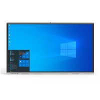 Tableau numérique interactif intelligent de 86 pouces, écran plat LED, support mobile, tableau blanc interactif 20 points, 4K, 1 an de garantie