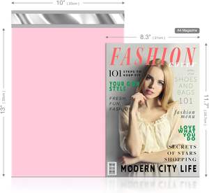 ถุงพลาสติกสีชมพูกันน้ำ<span class=keywords><strong>ส่ง</strong></span>ไปรษณีย์โพลีเมลซองจดหมายรีไซเคิลได้อย่างดีสำหรับการจัด<span class=keywords><strong>ส่ง</strong></span> - Product Image 2