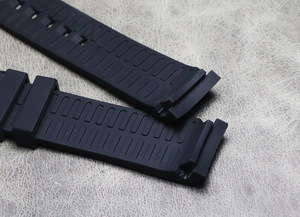 <span class=keywords><strong>Bracelet</strong></span> de montre de luxe en caoutchouc <span class=keywords><strong>silicone</strong></span> gaufré pour plongée, 18mm 20mm <span class=keywords><strong>22mm</strong></span> 24mm, pour Rollex <span class=keywords><strong>Seiko</strong></span>, <span class=keywords><strong>bracelet</strong></span> de montre en caoutchouc FKM - Product Image 6