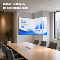 Écran LED d'intérieur pour affichage vidéo, installation fixe, panneau couleur HD pour la publicité commerciale, les magasins de détail et l'éducation