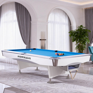 Fabricante de Mesas de <span class=keywords><strong>Billar</strong></span> y Snooker en Guangzhou, Mesas de <span class=keywords><strong>Billar</strong></span> de Alta Calidad al Mejor <span class=keywords><strong>Precio</strong></span>, Sala de Muestras de <span class=keywords><strong>Billar</strong></span> en Guangzhou - Product Image 1