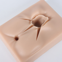 Almohadilla de Silicona para Sutura de Episiotomía, Modelo de Práctica de Sutura de Incisión Perineal, Simulador de Entrenamiento de Sutura Vulvar Duradero