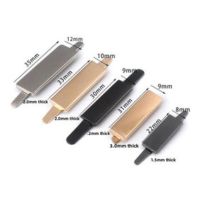 Cho Với Và May Prong Túi Xách Tùy Chỉnh Tùy Chỉnh Croch' Đại diện Cho Hijab <span class=keywords><strong>Pin</strong></span> Tag Vải Tùy Chỉnh Túi Kim Loại Kim Loại Nhãn <span class=keywords><strong>Logo</strong></span> - Product Image 1