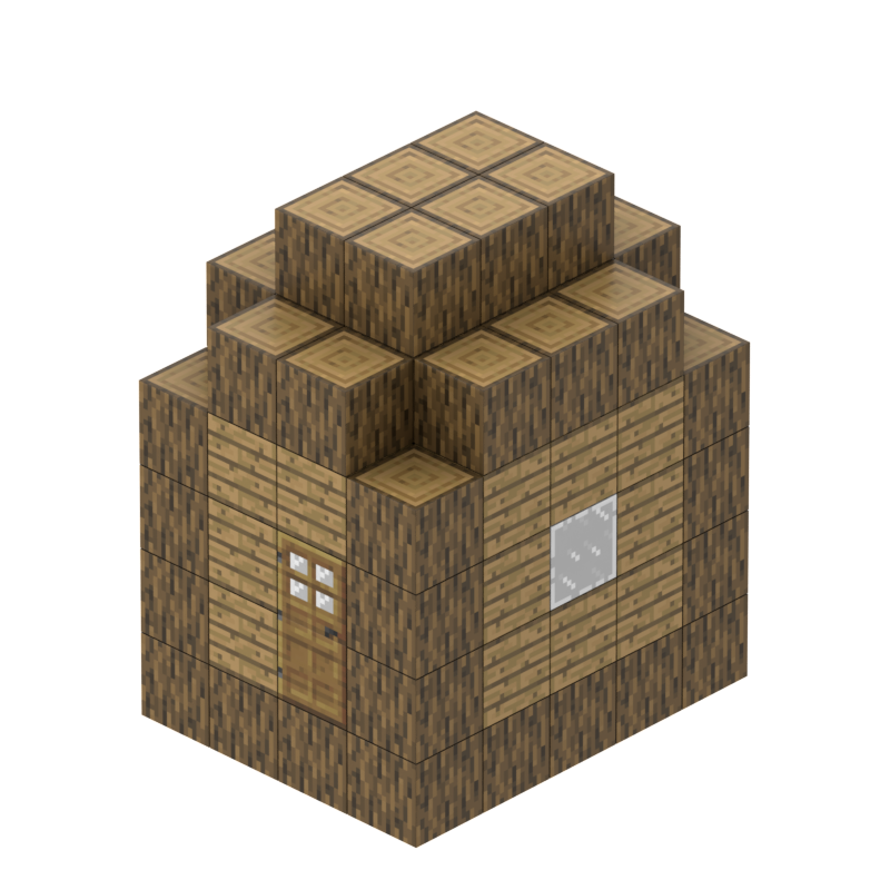 T019 maison 2 (84pcs) est livré avec 2 poupées