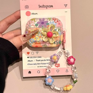 Estuche para Auriculares con Diseño de Flores de Verano para <span class=keywords><strong>Airpods</strong></span> Pro 3, <span class=keywords><strong>Airpods</strong></span> 4, <span class=keywords><strong>Tercera</strong></span> Generación - Product Image 4