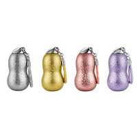 Nouvelle Tasse Fulu Gourd en Acier Inoxydable Martelé Effet Cristal, Isotherme, Portable, pour Hommes et Femmes, Format de Poche, Cadeau d'Affaires