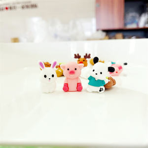 Perles focales en silicone 3D pour stylo, forme grenouille, lapin, oiseau, poule, vache, abeille, personnalisation possible - Product Image 3