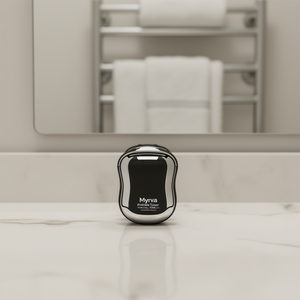 Maquinilla de afeitar portátil Myrva con hoja de acero inoxidable para afeitar la cara de los hombres - Product Image 2