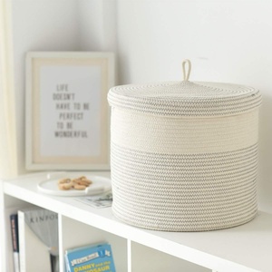 <span class=keywords><strong>Cesto</strong></span> Portabiancheria Pieghevole Personalizzato in Corda di Cotone per Giocattoli, Oggetti Vari e Vestiti Sporchi - Product Image 3
