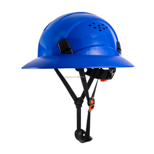 Casco de Seguridad WELTA HDPE Tipo Circular con Ranuras, Ala Completa, Ligero, con Protección Solar, Transpirable, para Construcción - Product Image 2