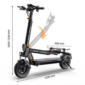 Scooter Eléctrico Ruitoo Rt6 48v Resistente al Agua, con Asiento, Plegable para Adultos, Potencia Confiable, Equipado con Motor de 800w, Rel Rt6 - Product Image 4