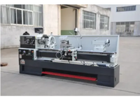 Tour à lit à grand alésage très efficace Machine de tour en acier de 150mm pour tour manuel en métal