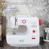 Machine à coudre électronique robotisée à lit plat pour boutonnières de t-shirts, point de chaînette, aiguille simple et moteur, OEM/ODM, en promotion
