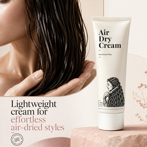 Air Dry Leave in <strong>Hair</strong> Cream Castor Oil Infused Anti Frizz Smoothing <strong>Hair</strong> <strong>Care</strong> No Heat <strong>Styling</strong> Repair Damaged <strong>Hair</strong> Cream 120ml - Product Image 3