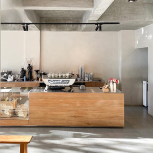เฟอร์นิเจอร์เคาน์เตอร์บาร์ร้านกาแฟ <span class=keywords><strong>ONI</strong></span> ดีไซน์ตู้โชว์ร้านกาแฟ เคาน์เตอร์โชว์เบเกอรี่และกาแฟ ดีไซน์ตกแต่งร้านกาแฟ - Product Image 2