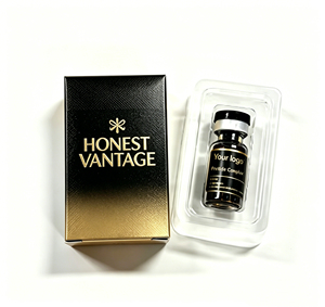 Caja y Etiqueta Personalizables para Cosméticos Ecológicos, Impresión de Etiquetas en Papel Holográfico Brillante, Caja de Papel para Viales de 2ml, 3ml, 5ml - Product Image 4