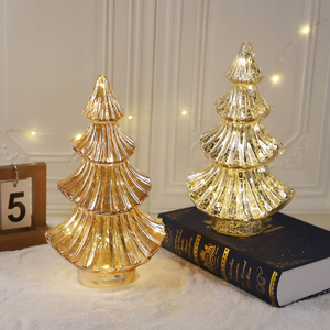 Thủy tinh christmashigh chất lượng cây giáng sinh Trung Quốc tự chế tuyết trang trí Cây giáng sinh - Product Image 4