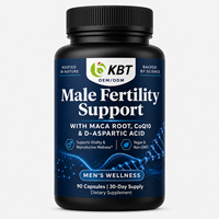 Suplementos de Fertilidad Masculina de Marca Privada Oem Odm, Suplementos Herbales para la Fertilidad Masculina con Raíz de Maca, Coq10 y Ácido D-ASPARTICO