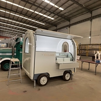 2025 HANYI Machines de restauration mobiles pour petites entreprises, Remorque à crème glacée, Chariot à hot-dogs, Chariot à café, Bars mobiles, Mini food truck