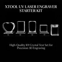 Juego de Cubos de Cristal K9 para Grabado Láser 3D, Compatible con Xtool, para Impresora UV, para Grabado Personalizado, Venta al Por Mayor