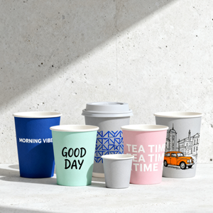 Vasos de Papel para Café con Logotipo Personalizado, Vasos de Papel de Pared Simple o Doble para Bebidas Calientes, Vasos de Papel Antiderrames - Product Image 1