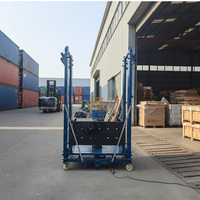 Plateforme d'échafaudage mobile électrique pliable à tension universelle 110V pour la décoration de plafonds