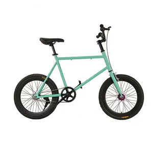 20 Inch Vaste Versnelling Fiets Enkele Snelheid Bmx Hoge Koolstofstalen Frame Mini Fiets