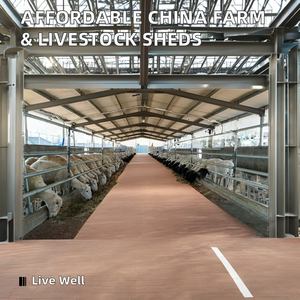 Struttura in Acciaio Leggero Q345/Q235 2022 <span class=keywords><strong>per</strong></span> Piccolo Stalla Prefabbricata <span class=keywords><strong>per</strong></span> <span class=keywords><strong>Bovini</strong></span>, Zincata a Caldo, Marca ShenFeng, Saldatura Inclusa - Product Image 6