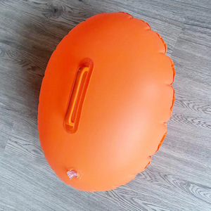 Bouée de natation double airbag Kaixiang pour adulte, orange, avec ceinture, pour la pêche et la sécurité aquatique - Product Image 3