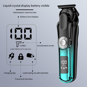 Tondeuse à cheveux 6 en 1 professionnelle rechargeable pour hommes, tondeuse à cheveux pour la maison, coupe de cheveux pour le visage, la barbe, le corps, le nez, les oreilles - Product Image 5