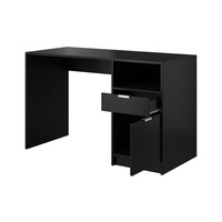 Bureau d'étude simple, moderne, avec tiroir, armoire de rangement, bureau d'ordinateur pour étudiants